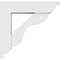 Ekena Millwork Standard Carmel Architectural Grade PVC Bracket With Traditional Ends, 5"W x 18"D x 18"H BKTP05X18X18CAR01 - alternate 4